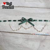 Gorgeous Bead Chain Bowknot Clavicle Chain Sweet Lolita Necklace