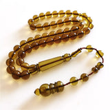 10mm Olive Green Resin Sibha Tespih Islamic Rosary