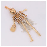 Crystal Tassel Keychain for Women