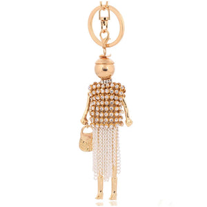 Crystal Tassel Keychain for Women