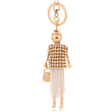 Crystal Tassel Keychain for Women