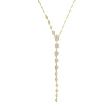 Tear Drop CZ Long Necklace for Women