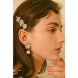 Temperament Women's Earrings - Sparkling Studs