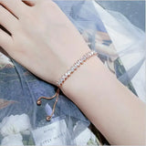 Rainbow CZ Tennis Bracelet Gorgeous Bangle Girls