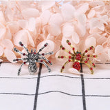 US Wind Set Auger Animal Spider Brooch Clothing Accessories