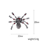 US Wind Set Auger Animal Spider Brooch Clothing Accessories