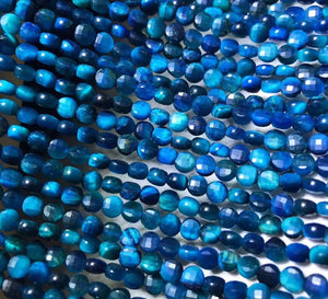 Tigereye Coin Beads 3*4mm Loose Beads for Jewelry Necklace