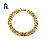 Titanium Stainless Steel Bracelet Men Chain Bracelets Punk Mens Jewelry