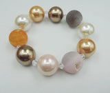 Fashion Sea-Shell Pearl Bracelet with Beads