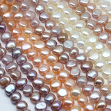 Peach Purple Baroque Pearl Beads for Water Jewelry Making