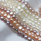 Peach Purple Baroque Pearl Beads for Water Jewelry Making