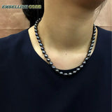 Natural Cultured Pearl Tradition Choker Necklace for Women