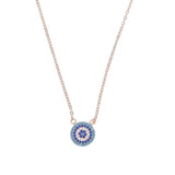 925 Silver Multicolor Stone Necklace for Girls