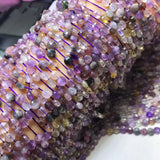 Tourmaline Candy Round Faceted 3mm Loose Beads 14-inch DIY Jewelry Making