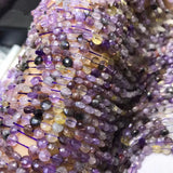 Tourmaline Candy Round Faceted 3mm Loose Beads 14-inch DIY Jewelry Making