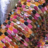 Tourmaline Flat Oval 5x7mm Loose Beads for DIY Jewelry Making