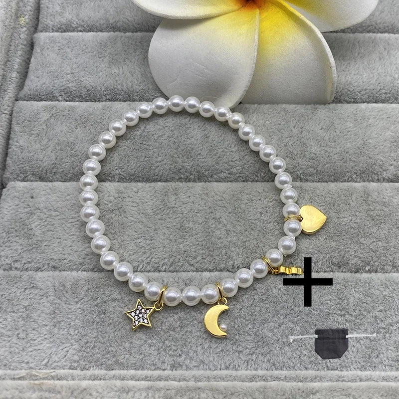 925 Silver Bracelet for Women Couple Wedding Engagement Jewelry
