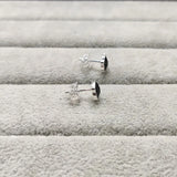 925 Silver Stud Earrings Natural Pearls Unusual Jewelry