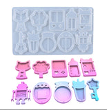 Cartoon Silicone Mold For Quicksand Pendant 1 pcs