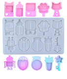 Cartoon Silicone Mold For Quicksand Pendant 1 pcs