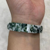 Tree Agate Beads Bracelet Gemstone Bangle for Woman Man