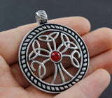 Vintage Red Tree Womens Pendant Jewelry