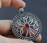 Vintage Red Tree Womens Pendant Jewelry