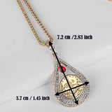 Turkish Arab Coin Pendant Necklace Islamic Allah Muslim Jewelry Drop Accepted