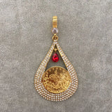 Turkish Arab Coin Pendant Necklace Islamic Allah Muslim Jewelry Drop Accepted