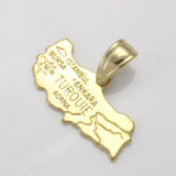 Turkey Map Pendant & Necklace for Women & Men