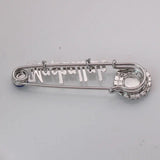 Evil Eye Stainless Steel Baby Pin Brooch