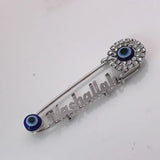 Evil Eye Stainless Steel Baby Pin Brooch