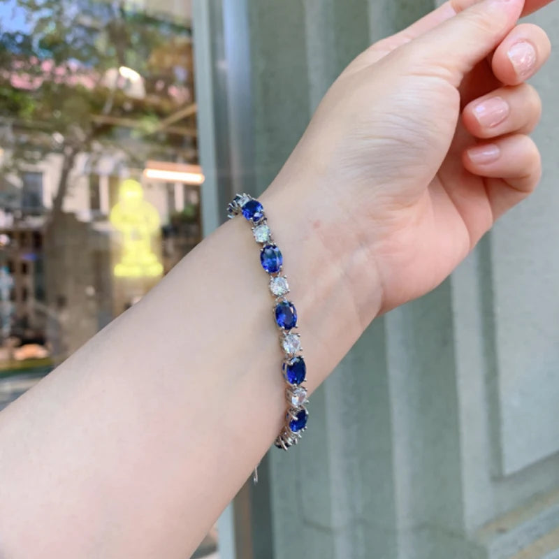 Stylish Vintage Women's Bracelet with Two Stones