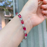 Stylish Vintage Women's Bracelet with Two Stones