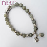 Natural Stone Punk Wallet Labradorite Bracelet