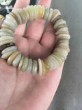Natural Hetian Jade Personalized Bracelet Beaded Bangle Fine Jewelry