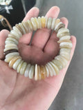 Natural Hetian Jade Personalized Bracelet Beaded Bangle Fine Jewelry