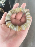Natural Hetian Jade Personalized Bracelet Beaded Bangle Fine Jewelry