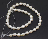 Freshwater Pearl Drop Egg 8-12mm for DIY Jewelry Loose Beads
