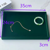 Velvet Ring Earrings Display Tray Jewelry Organizer