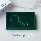 Velvet Ring Earrings Display Tray Jewelry Organizer