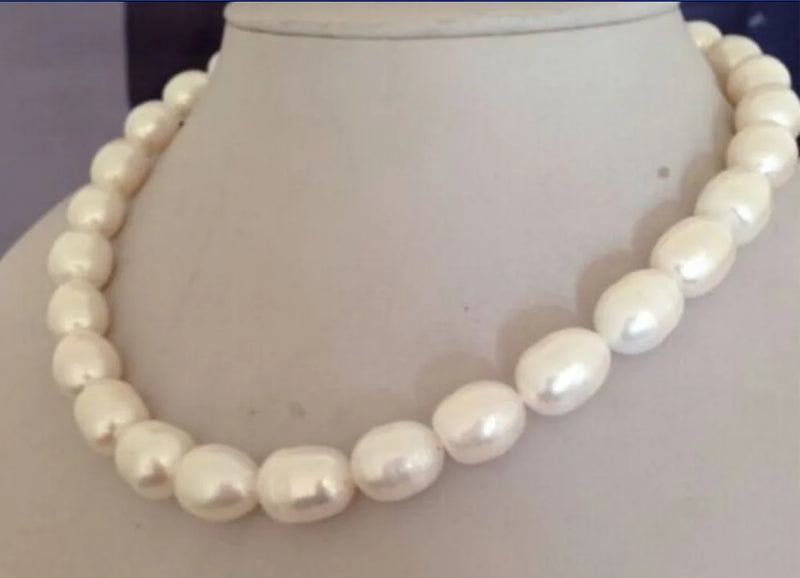 9-10MM South Sea Natural Pearl Necklace 20 Inch Clasp