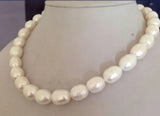 9-10MM South Sea Natural Pearl Necklace 20 Inch Clasp