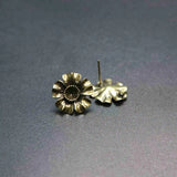 Antiqued Bronze Studs Earrings Settings DIY Supplies