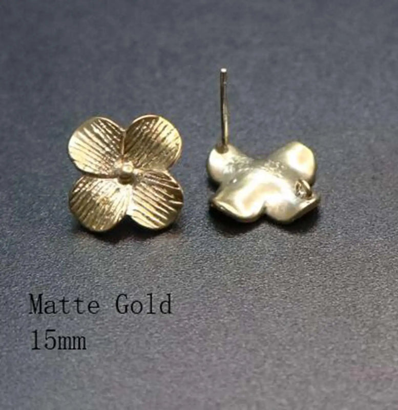Antiqued Bronze Studs Earrings Settings DIY Supplies
