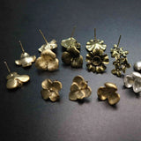 Antiqued Bronze Studs Earrings Settings DIY Supplies