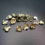 Antiqued Bronze Studs Earrings Settings DIY Supplies