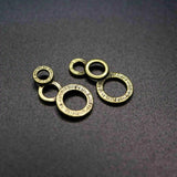 Vintage Silver Plated Brass DIY Charm Supplies
