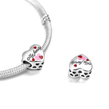 925 Sterling Silver Family Charm Bracelet Jewelry