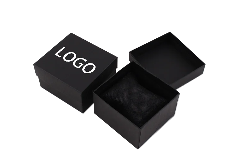 Luxury Leather Watch Box Organizer Case Holder with Glass Display Top